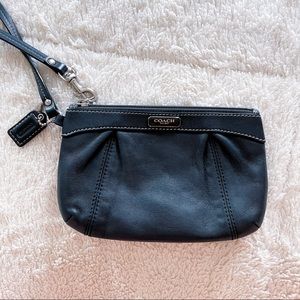 COACH wristlet | black wallet purse bag clutch